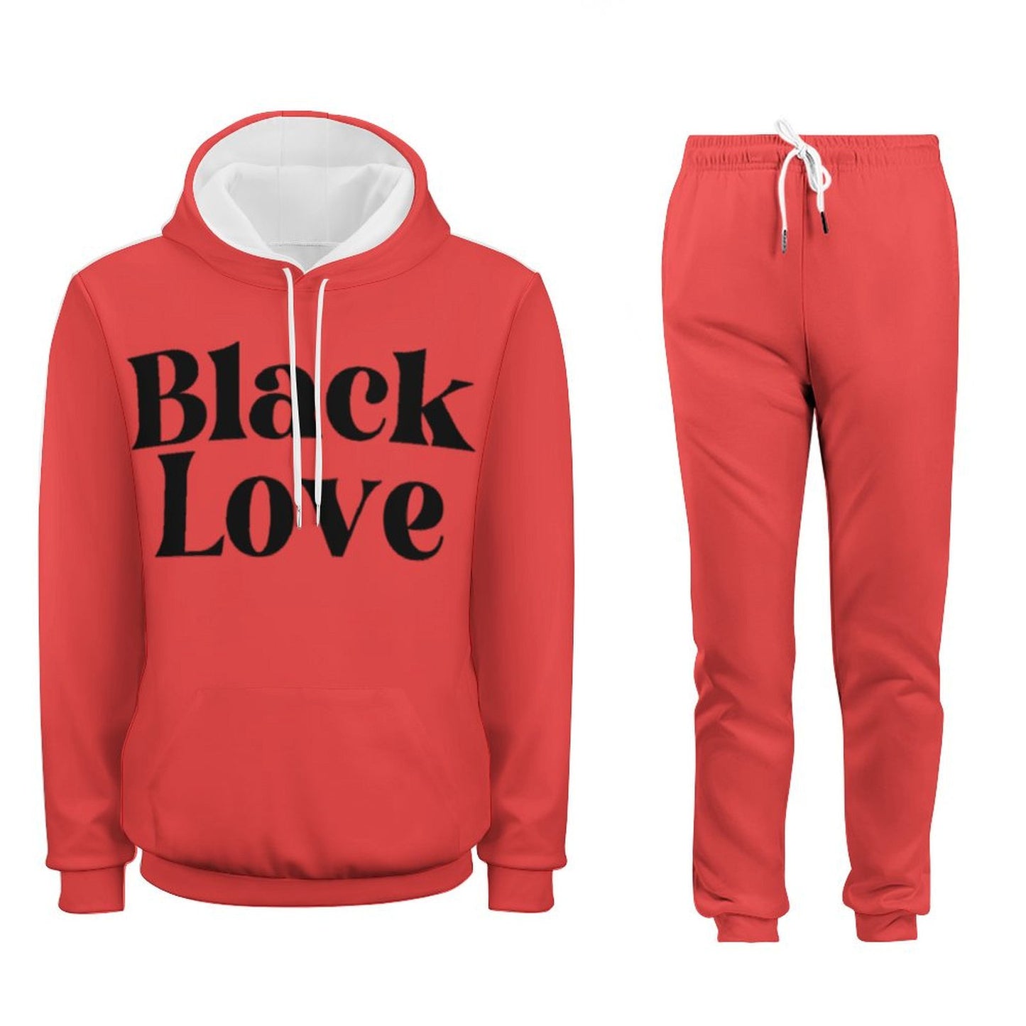 Black Love Jogging Outfit